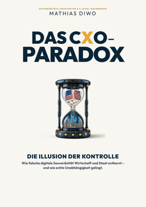 Buchcover „Das CxO-Paradox – Die Illusion der Kontrolle“