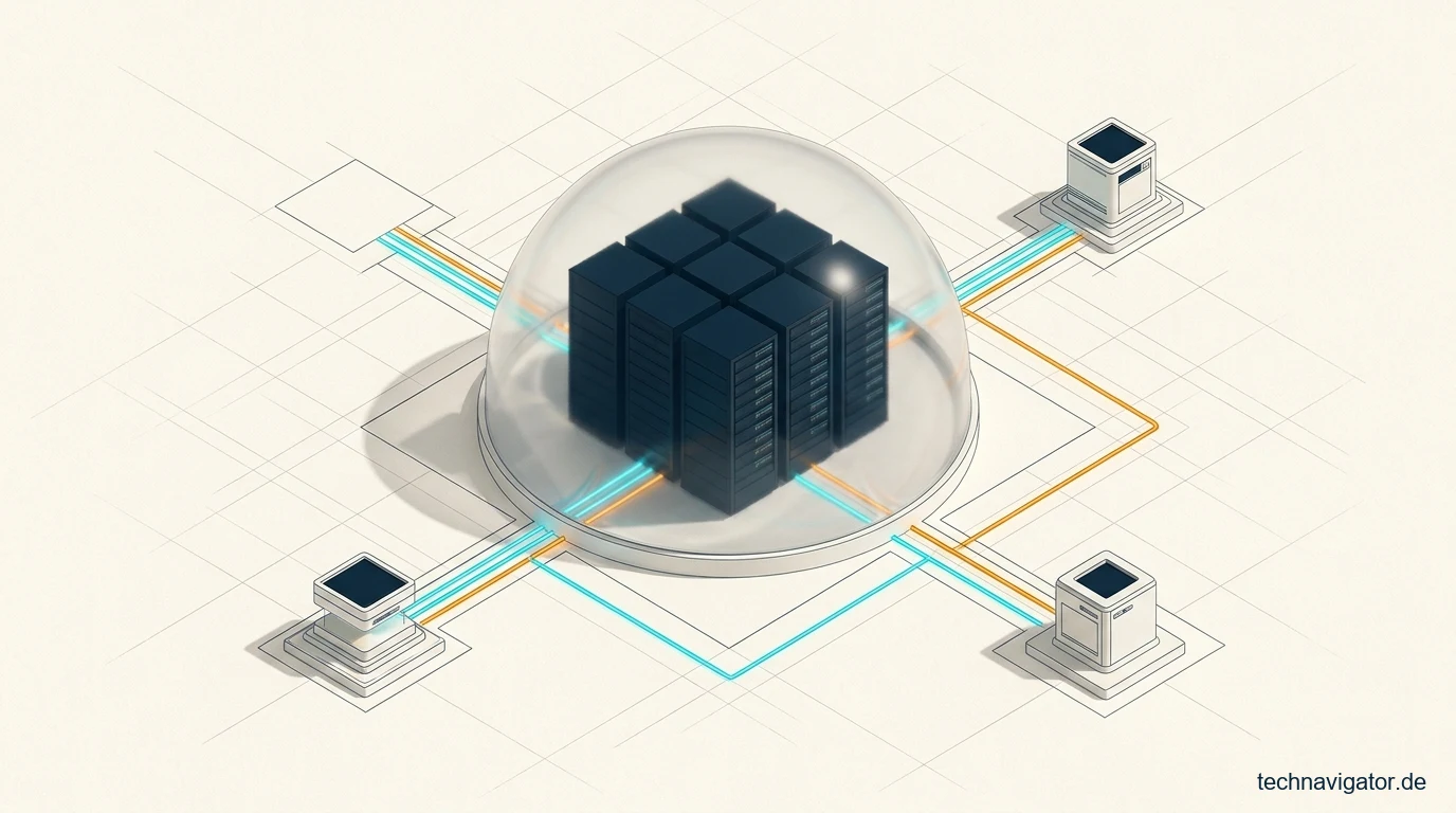 DSGVO-Datenpanne-Meldekette und Vorfalls-Quarantäne Architektur-Illustration