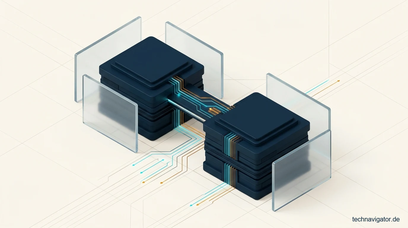 Regulierte digitale Währungen und Enterprise-Stablecoin-Tresor Architektur-Illustration